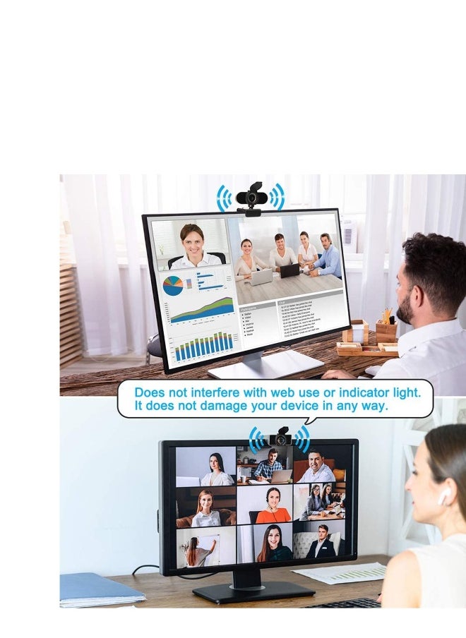 Webcam Privacy Cover,Shutter Protects Lens Cap Hood Covers with Strong Adhesive, Protecting Privacy and Security for Logitech HD Pro Webcam C920 u0026 C930e u0026 C922 u0026 C922X Pro Stream Webcam