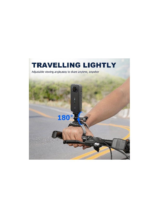 OSMO Action 3 Hand Wrist Strap Holder, Mount for DJI OSMO Action Camera, Hand Wrist Band VLOG/POV Accessories Compatible for Insta360 X3/One R/RS for GoPro Hero Series, Magnetic Connecting(1 Pack)