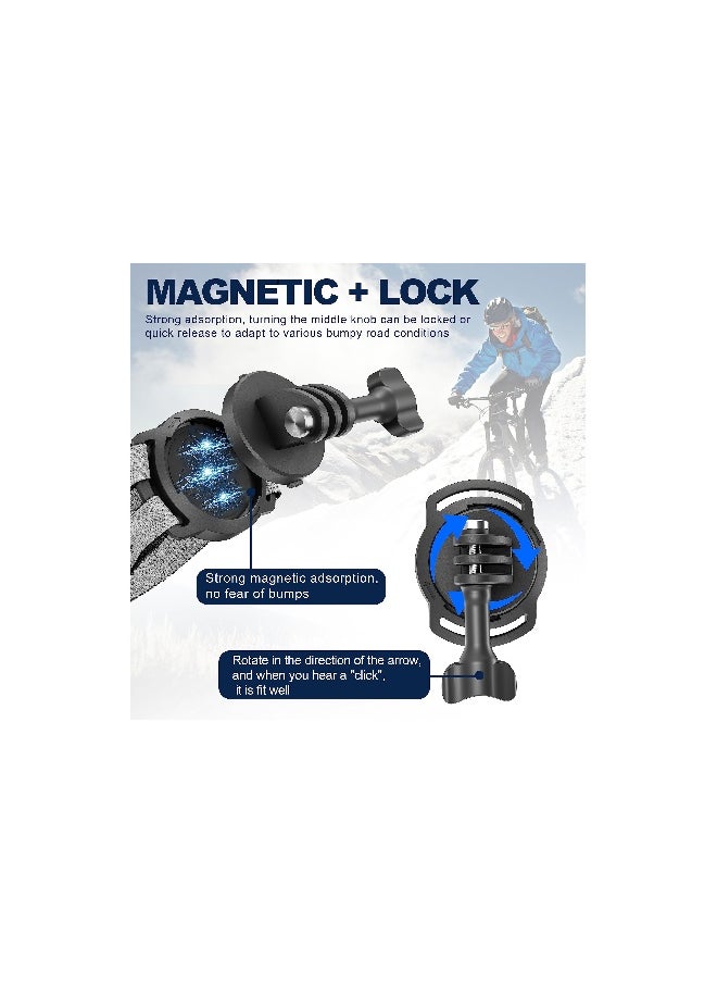 OSMO Action 3 Hand Wrist Strap Holder, Mount for DJI OSMO Action Camera, Hand Wrist Band VLOG/POV Accessories Compatible for Insta360 X3/One R/RS for GoPro Hero Series, Magnetic Connecting(1 Pack)