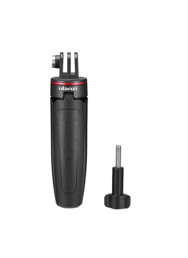 MT-09 Mini Extendable Desktop Tripod Handheld Photography Bracket Stand Vlog Selfie Stick Black