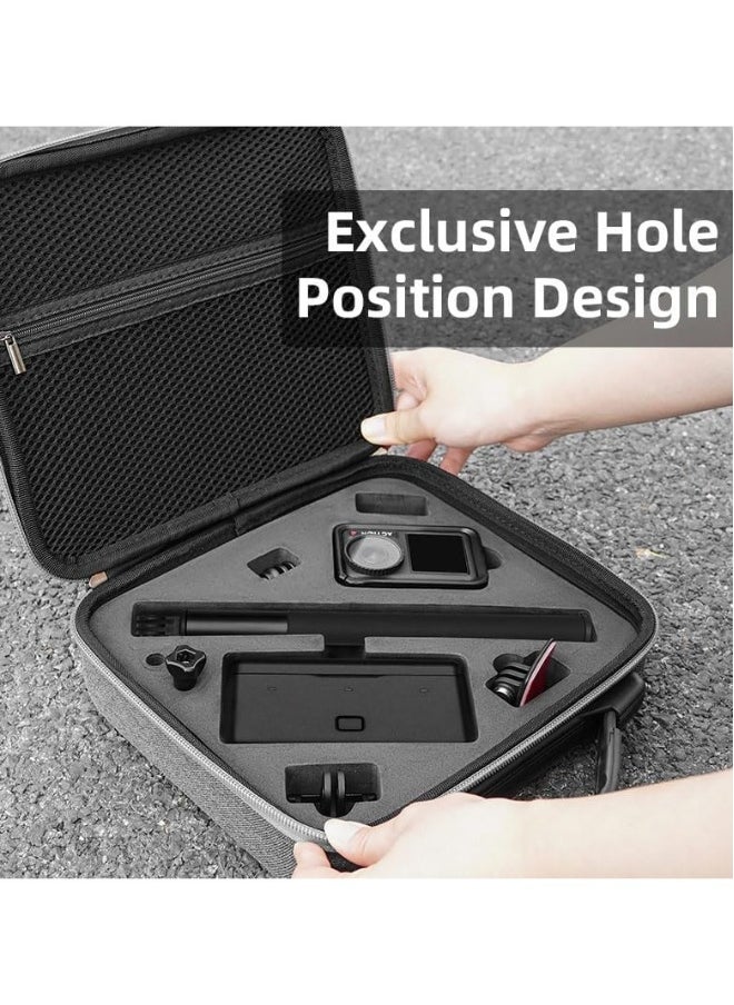DJI Action 5 pro / 4 Carrying Case, Travel Carrying Case compatible with DJI Osmo Action 5 PRO / 4/3 Adventure Combo Accessories