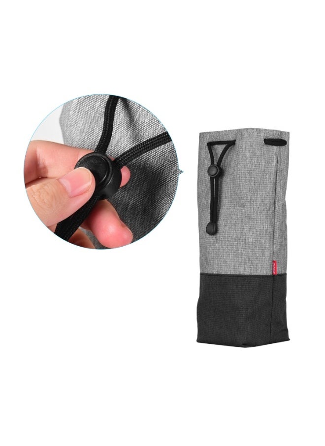 Drawstring Camera Lens Protective Case For Canon/Sony/Nikon/Fujifilm Grey/Black