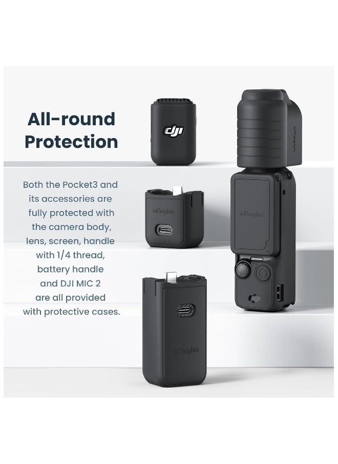 DJI Osmo Pocket 3 Silicone Case Silicone Case Protective Cover Handheld Gimbal Sports Camera Accessories