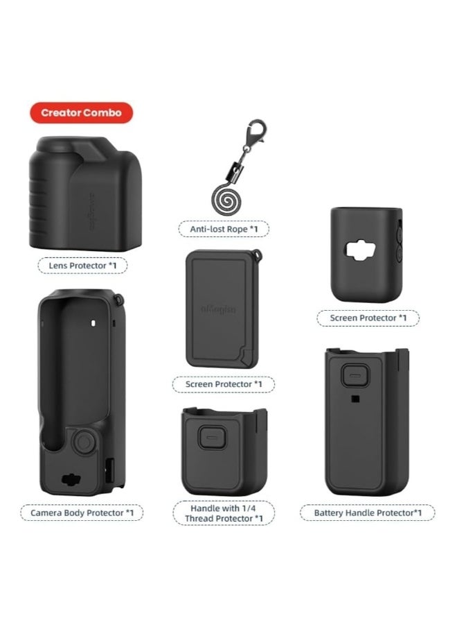 DJI Osmo Pocket 3 Silicone Case Silicone Case Protective Cover Handheld Gimbal Sports Camera Accessories