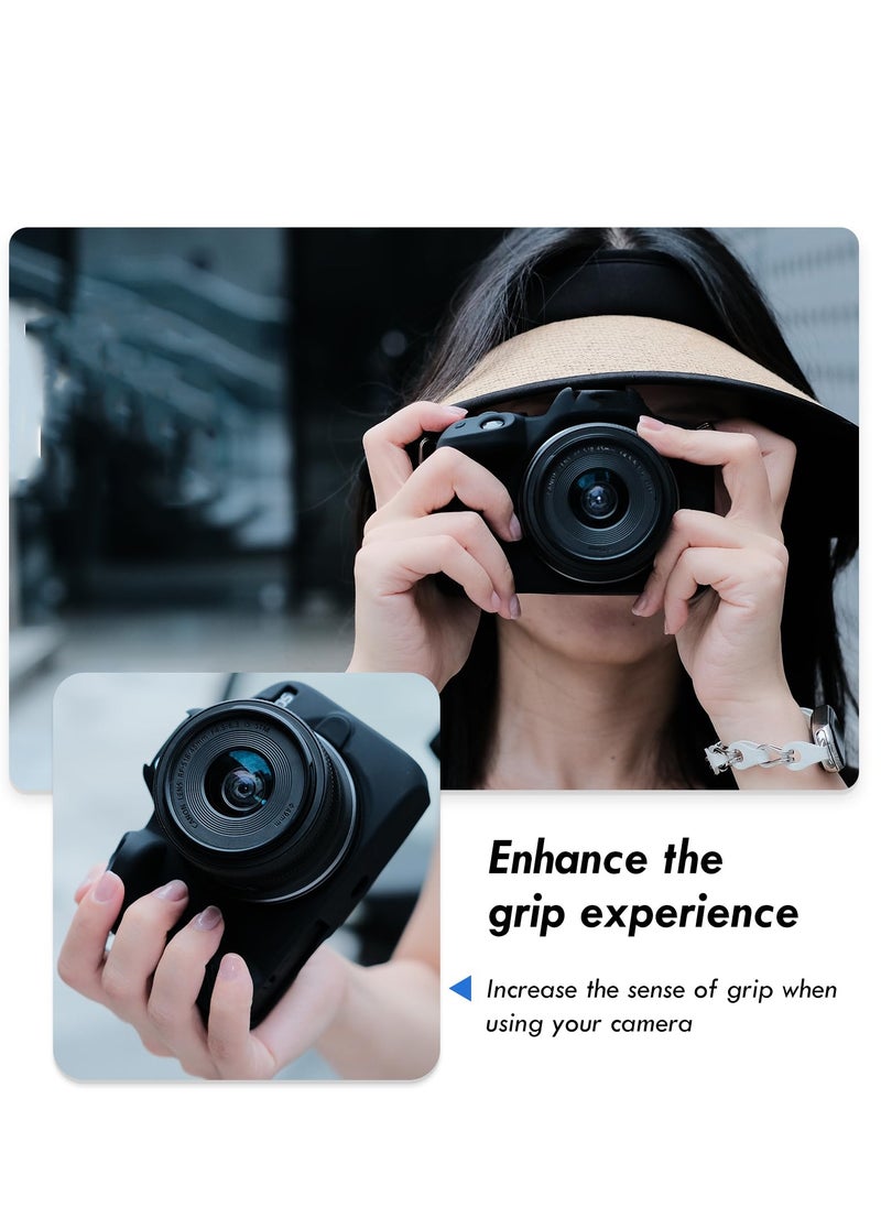 Soft Silicone Protective Case for Canon EOS R50 - Anti-Scratch Rubber Housing Cover & Guard