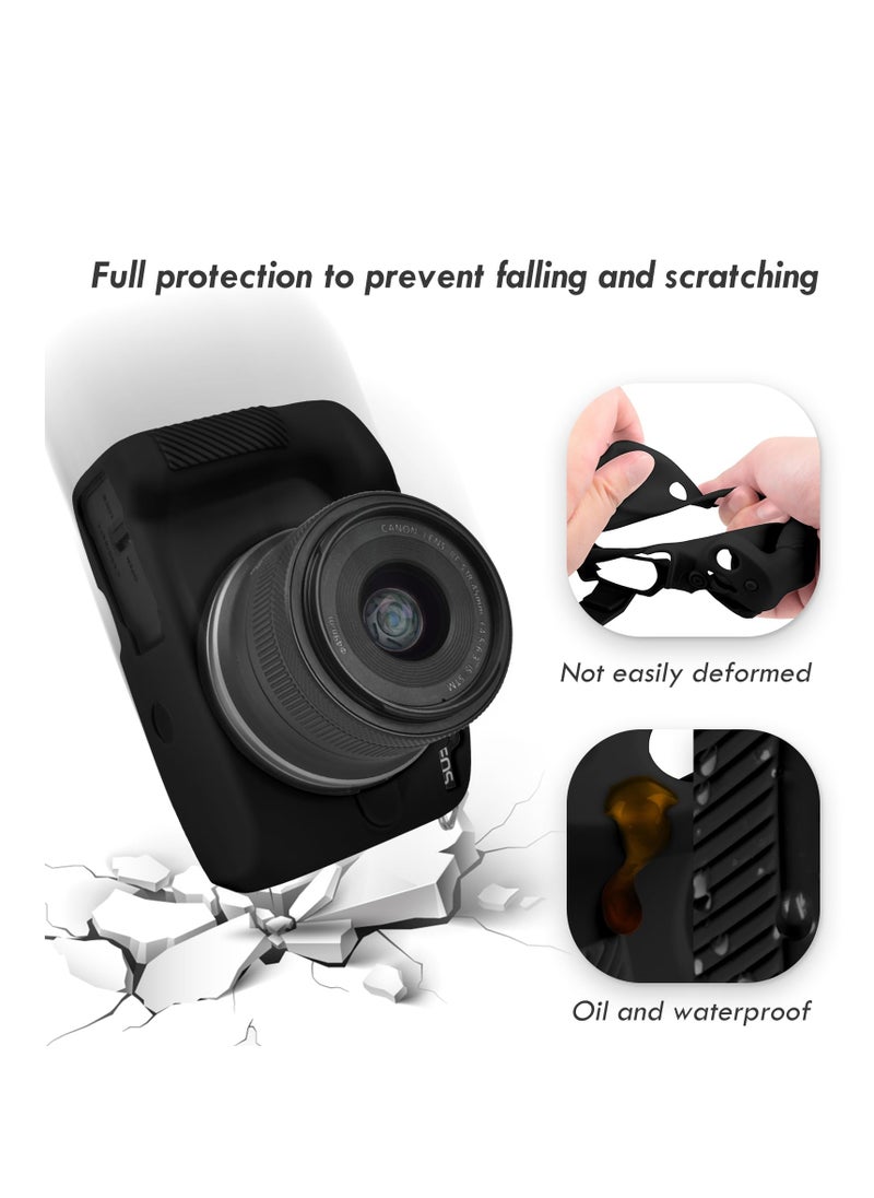 Soft Silicone Protective Case for Canon EOS R50 - Anti-Scratch Rubber Housing Cover & Guard