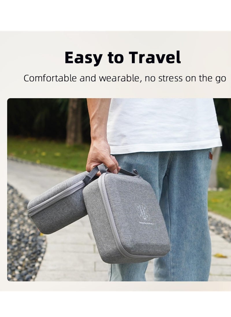 Carrying Case for DJI Avata 2 Accessories, Hard Shell Portable Travel Bag for DJI Goggles 3 and RC Motion 3 Controller, Protective Storage Case for Easy Transport
