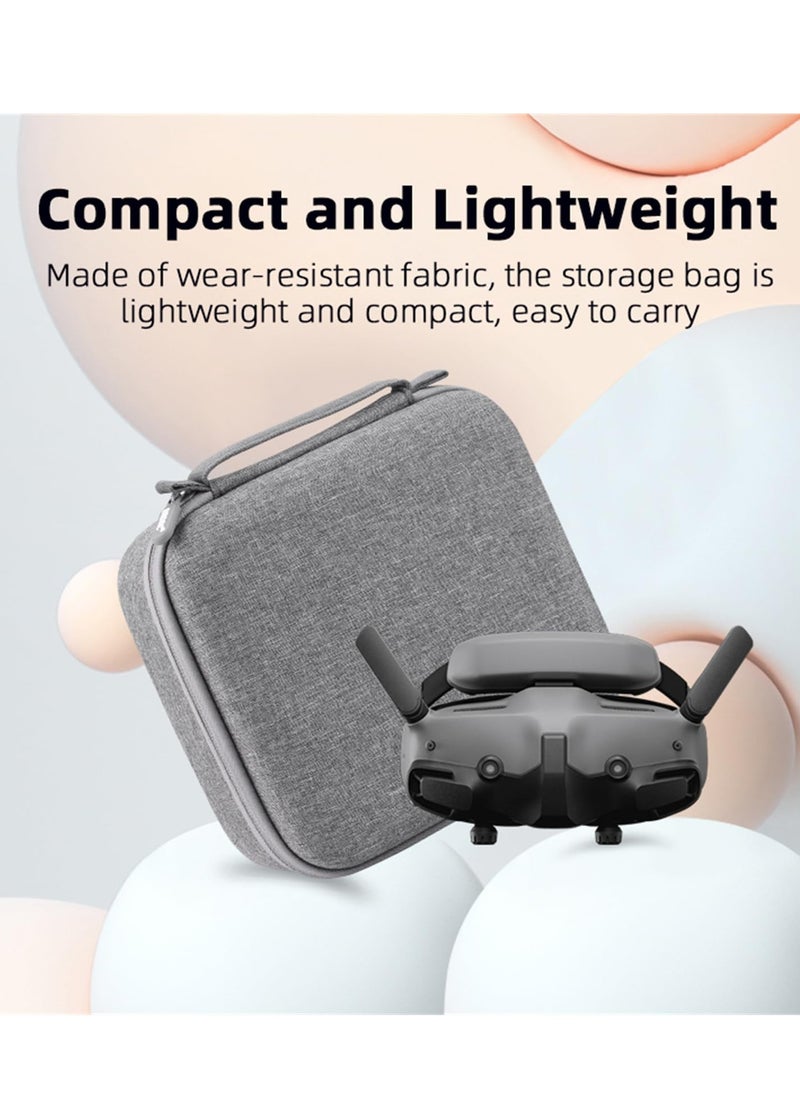 Carrying Case for DJI Avata 2 Accessories, Hard Shell Portable Travel Bag for DJI Goggles 3 and RC Motion 3 Controller, Protective Storage Case for Easy Transport