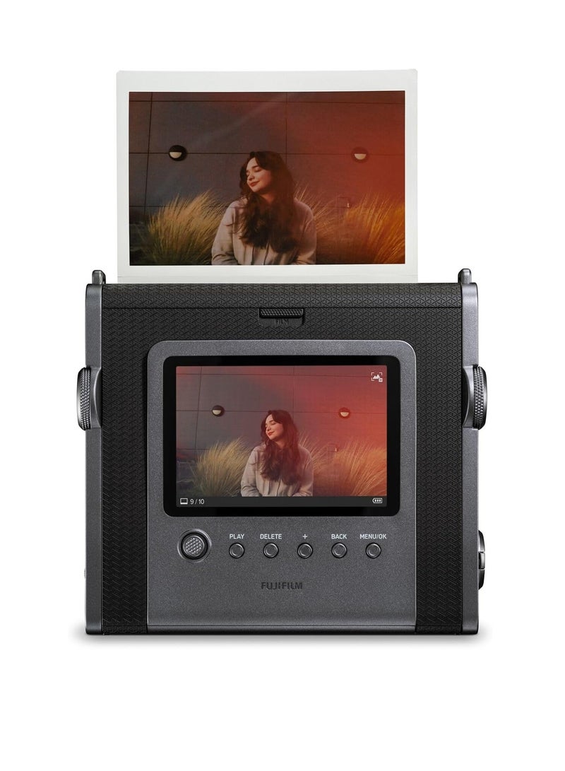 Instax WIDE Evo Hybrid Instant Camera, Black