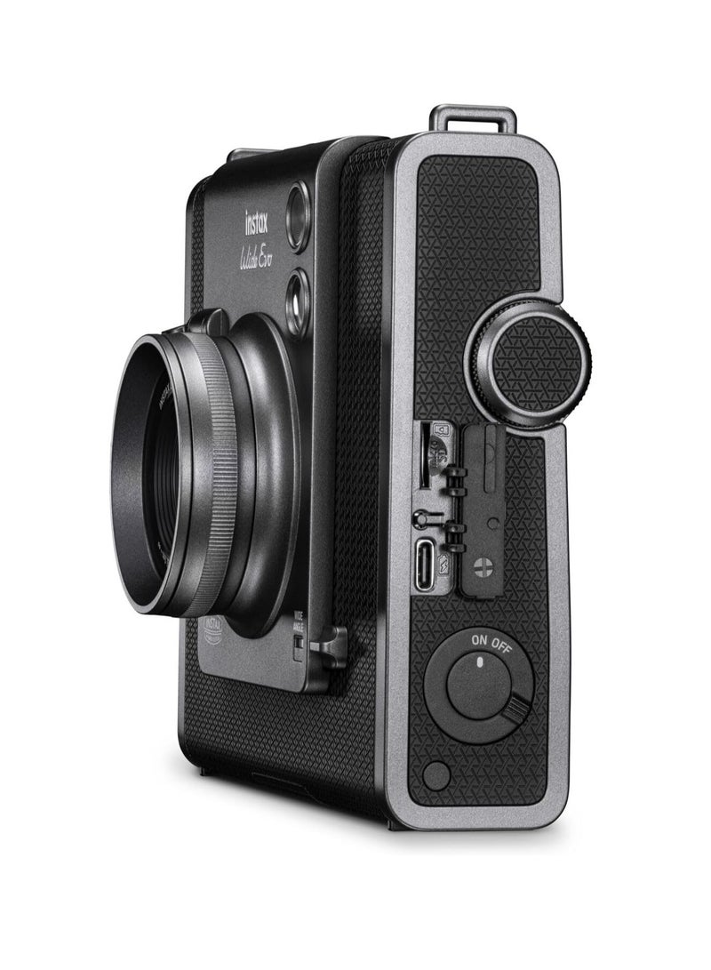Instax WIDE Evo Hybrid Instant Camera, Black