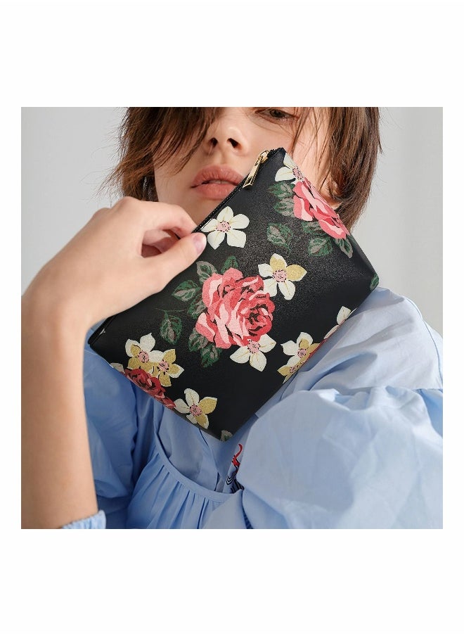 3 Pcs Makeup Bag Portable Travel Cosmetic Organizer Multifunction Waterproof Storage Bag Cute Toiletry Bags for Women and Girls