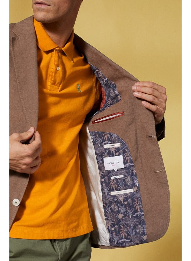 Badys Taupe Linen Blazer