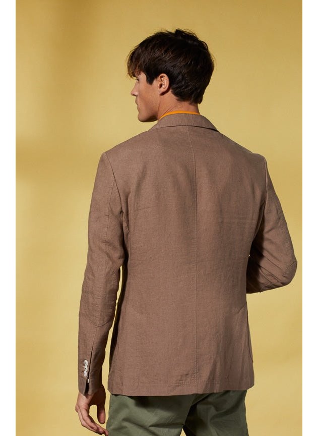 Badys Taupe Linen Blazer