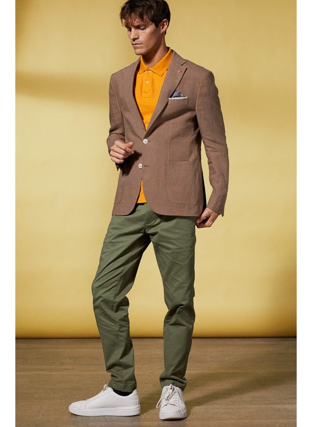 Badys Taupe Linen Blazer