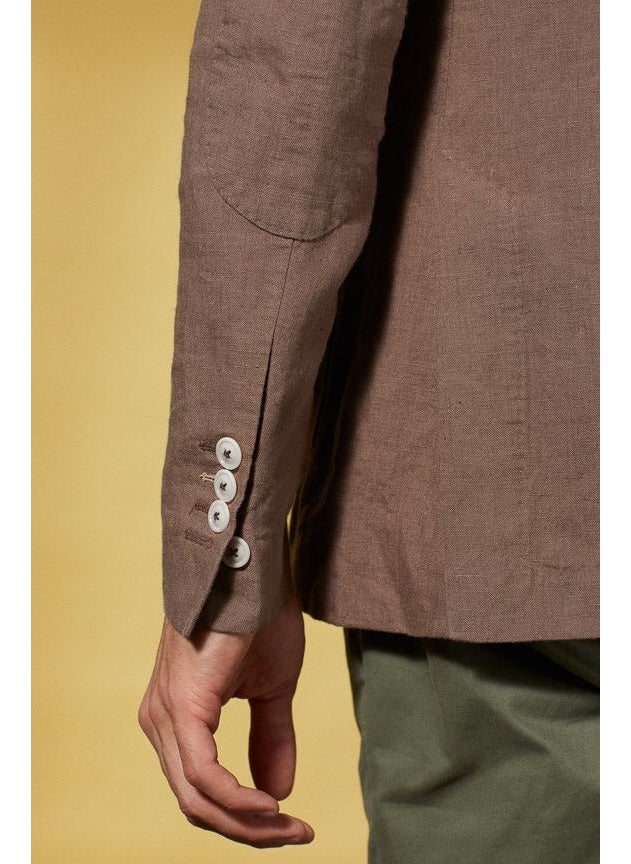 Badys Taupe Linen Blazer