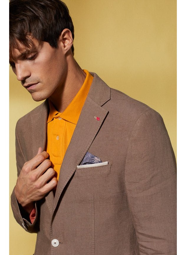 Badys Taupe Linen Blazer