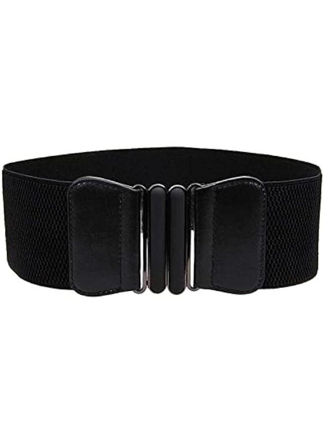 Wide Elastic Plus Size Dress Belt for Women Waist Belts Stretch Waistband