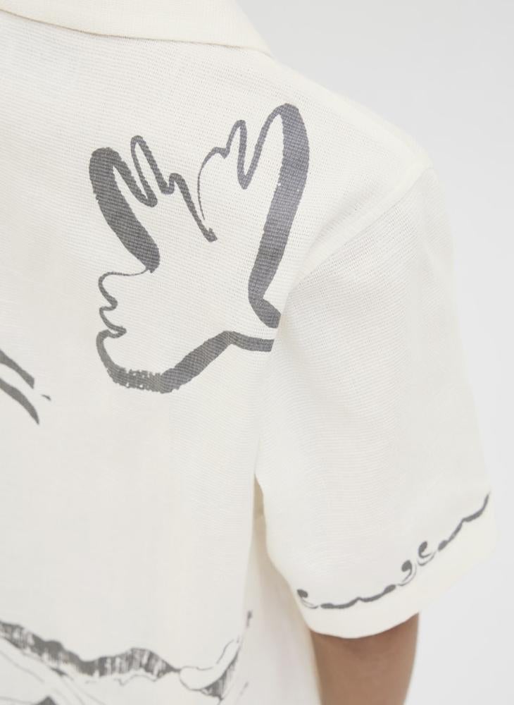 Kids Jorseersucker Aop Shirt
