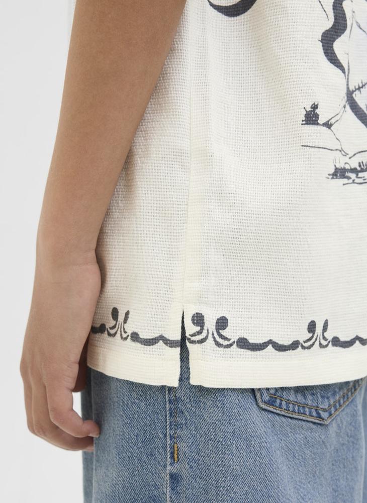 Kids Jorseersucker Aop Shirt