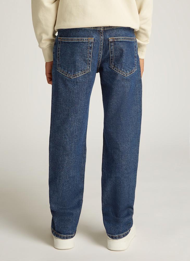 Youth Straight Fit Rinse Jeans