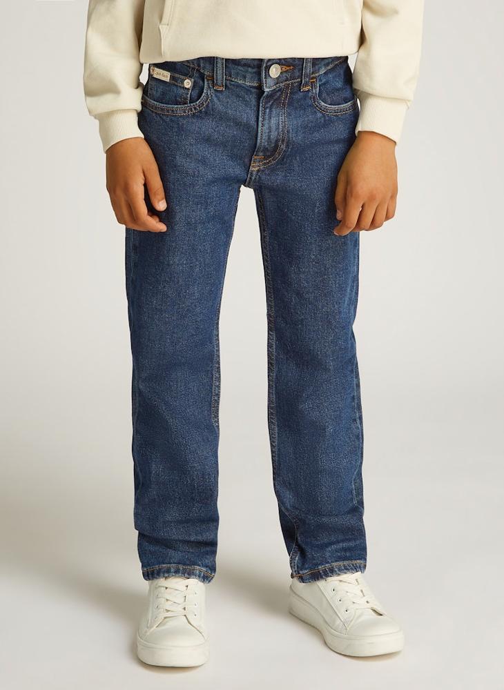 Youth Straight Fit Rinse Jeans