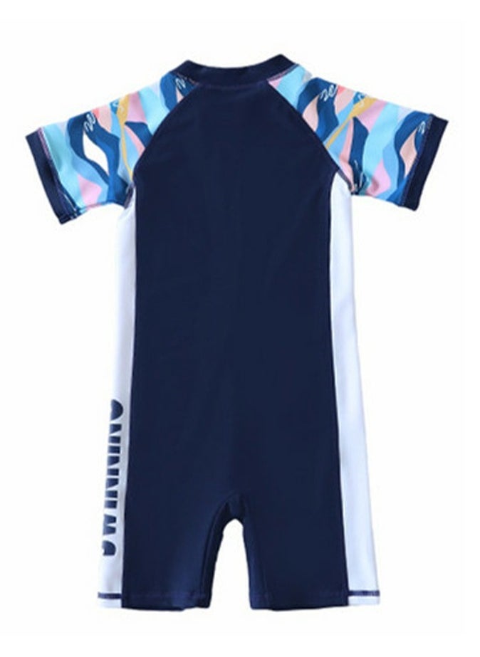 Boys One Piece Swimsuit Kid Swimsuit Water Sport Short Bathing Suits