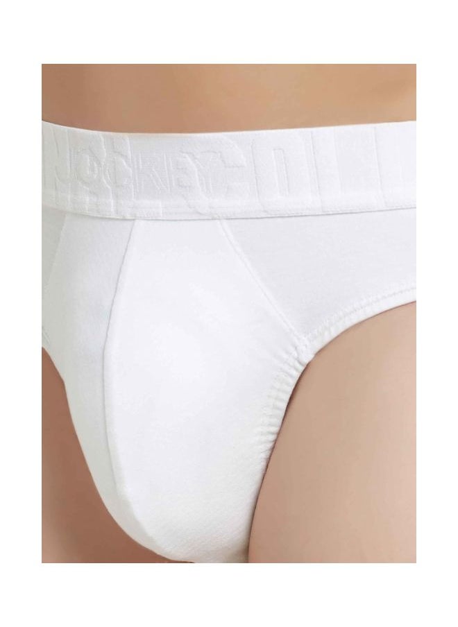Jockey IC31 Men Supima Cotton Elastane Stretch Solid Brief with Ultra soft Waistband