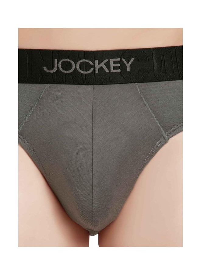 Jockey IC31 Men Supima Cotton Elastane Stretch Solid Brief with Ultra soft Waistband