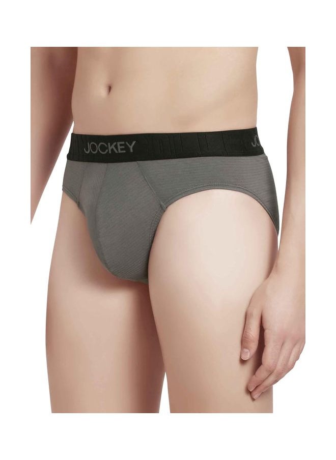 Jockey IC31 Men Supima Cotton Elastane Stretch Solid Brief with Ultra soft Waistband