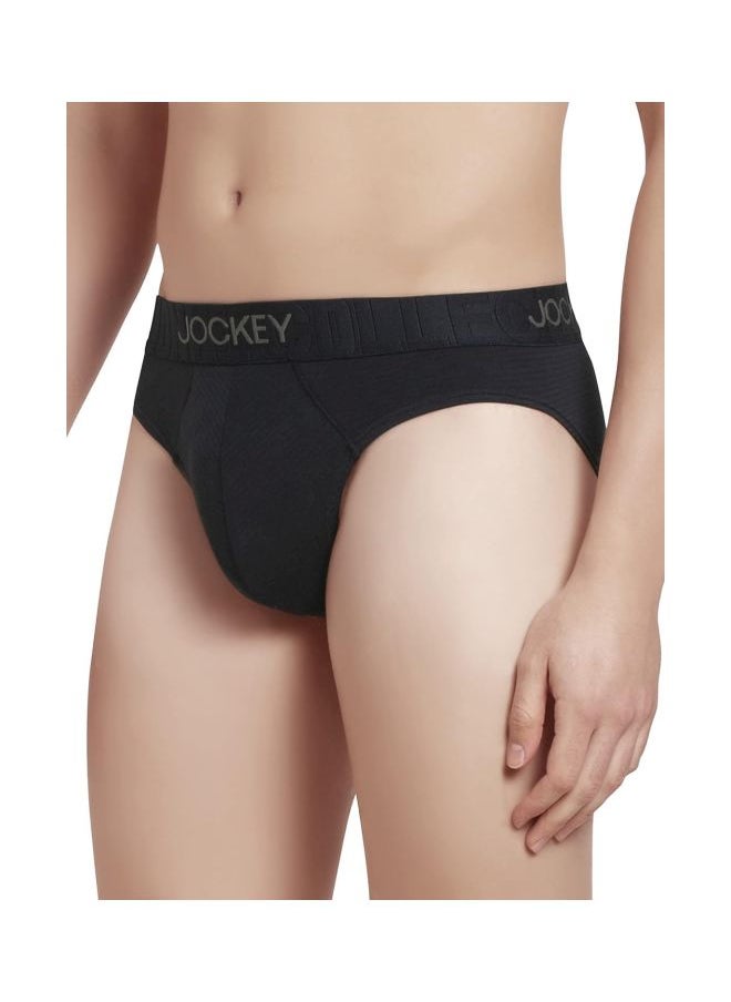 Jockey IC31 Men Supima Cotton Elastane Stretch Solid Brief with Ultra soft Waistband