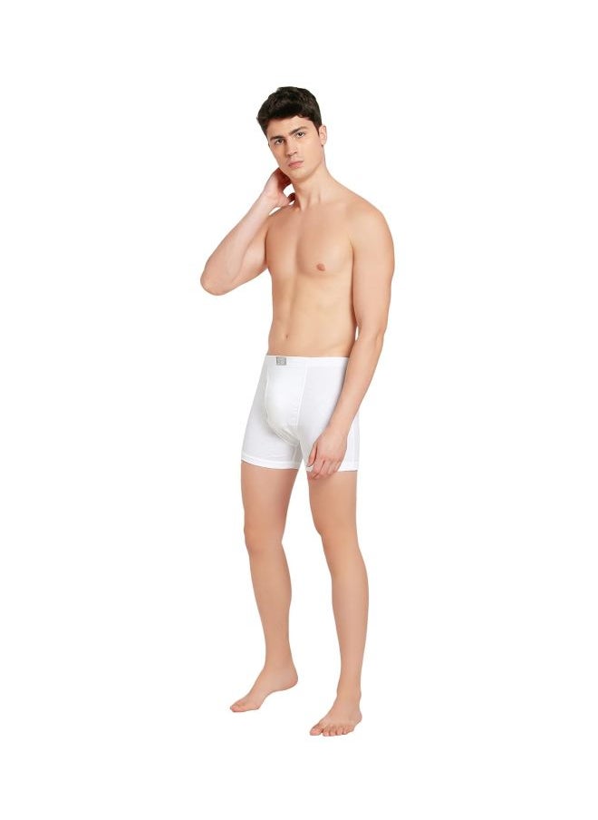 Jockey 8008 Men Super Combed Cotton Rib Solid Boxer Brief with Ultra soft Concealed Waistband Pack of 2
