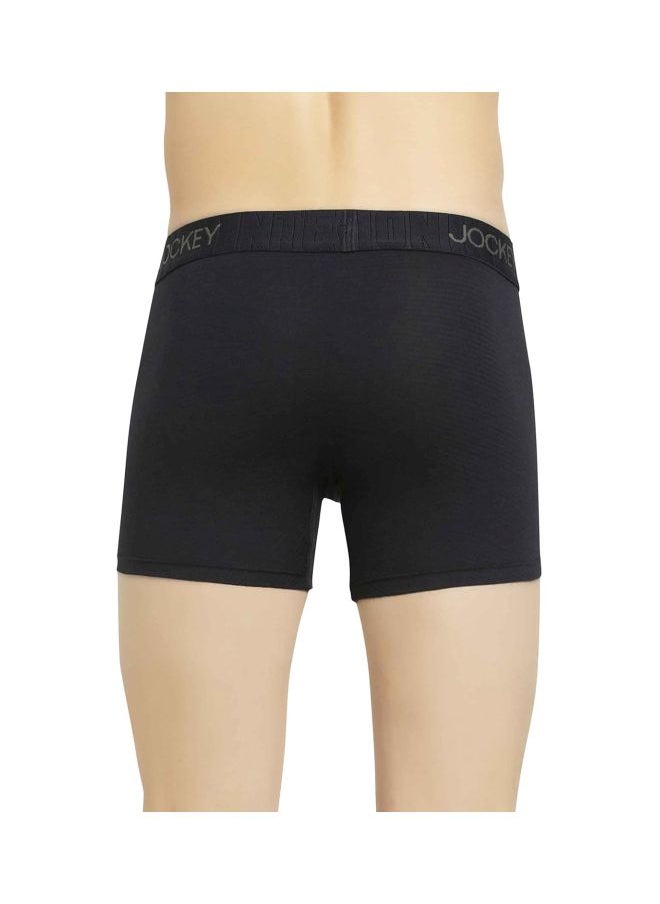 Jockey IC32 Men Supima Cotton Elastane Stretch Solid Trunk with Ultra soft Waistband