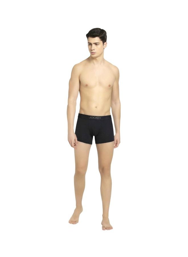 Jockey IC32 Men Supima Cotton Elastane Stretch Solid Trunk with Ultra soft Waistband
