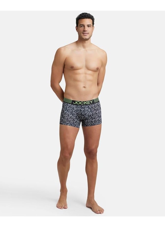 JOCKEY Move Mens Trunk MM08 Black Print