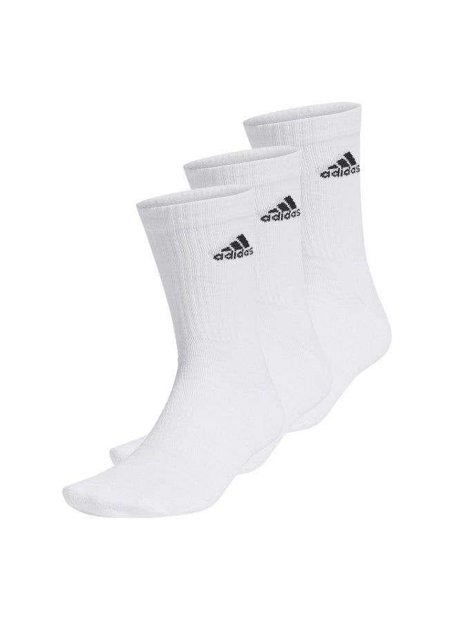 adidas cushioned sportswear 3 pair pack unisex crew socks