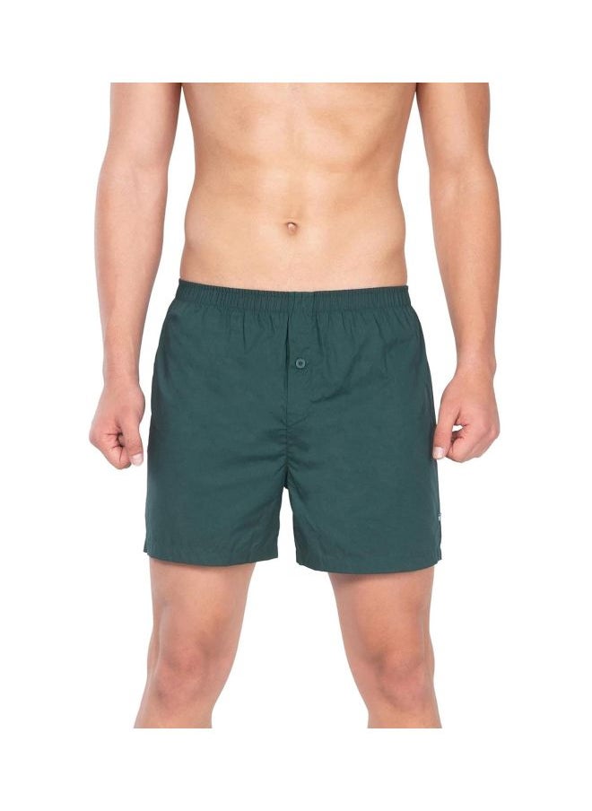 Jockey 8222 Men Super Combed Mercerized Cotton Woven Checkered Inner Boxers with Ultra soft and Durable Inner Waistband Pack of 2