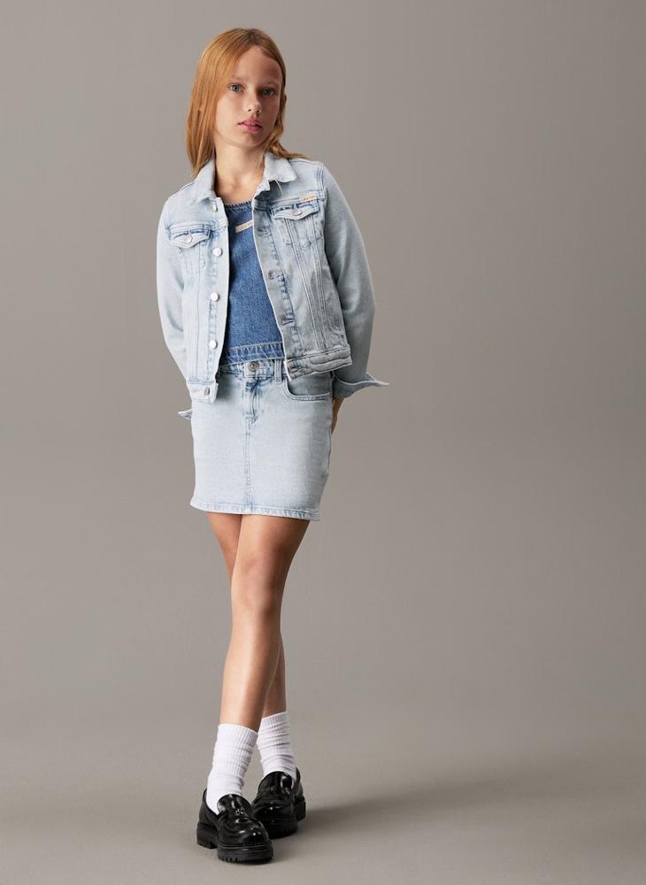 DENIM TOP SOFT BLUE