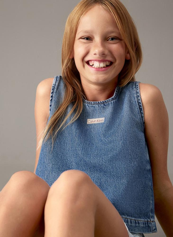 DENIM TOP SOFT BLUE