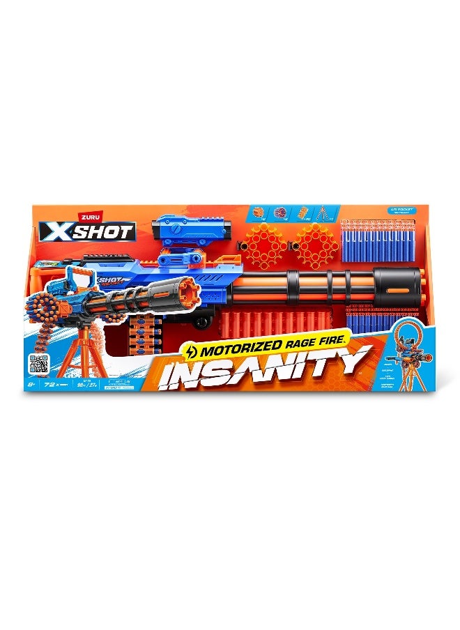 X-Shot Insanity Motorized Rage Fire Blaster Set