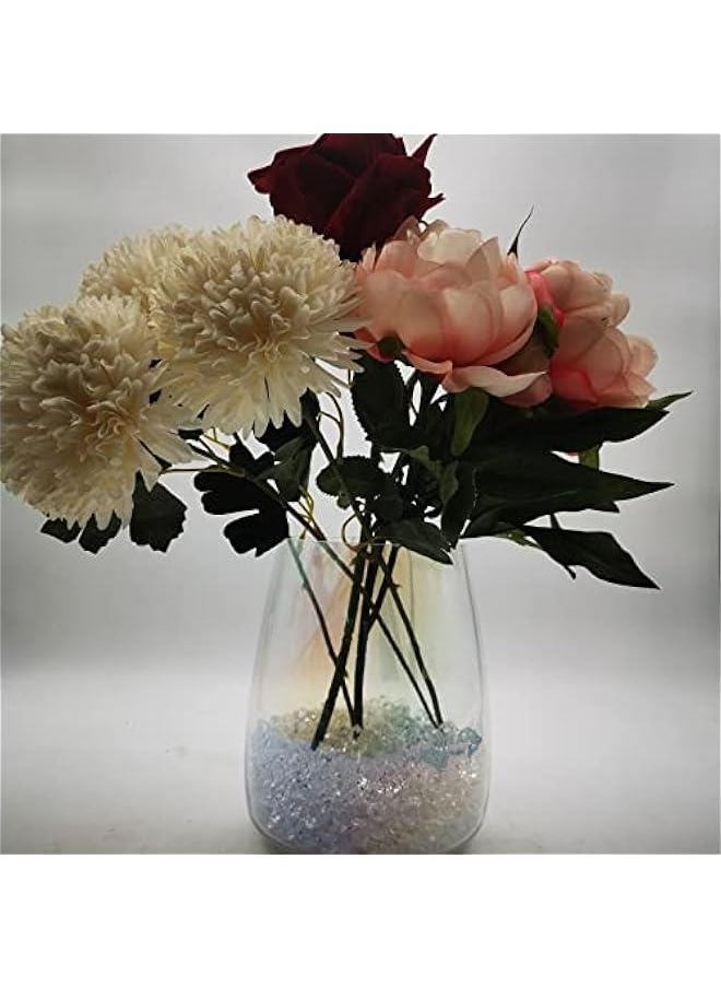 Fake Ice Rocks, 5000 pcs 5 * 7 mm Acrylic Ice Cubes Plastic Crystals Fake Crushed Ice Rocks Acrylic Gems for Vase Fillers Party Decor