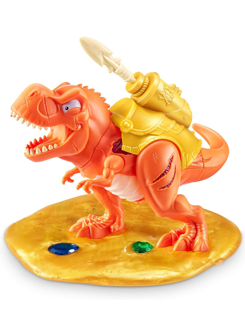 ZURU Smashers Dino Island Gold Treasure Hunt – 70+ Surprises, Rare Dino Toy, Dig & Discover Fun