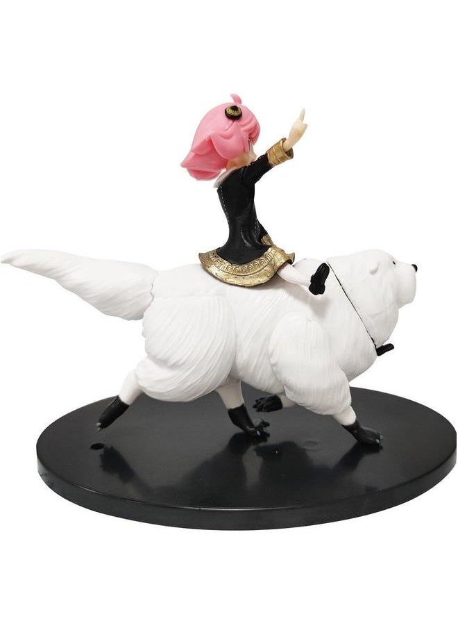 14cm SPY X FAMILY Anya Forger u0026 Bond Action Figure PVC Statue for Desk and Bedroom Decoration
