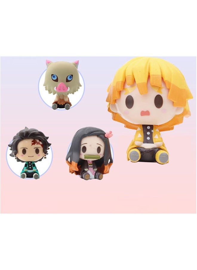 4-Piece Demon Slayer Series Figures