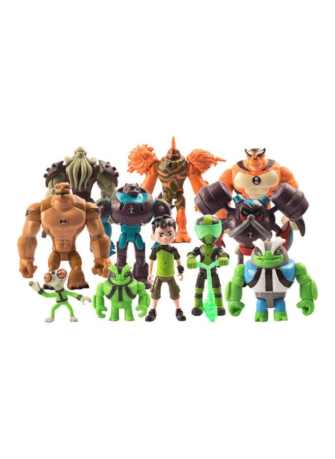 11-Piece Ben 10 Action Figure Toy Set
