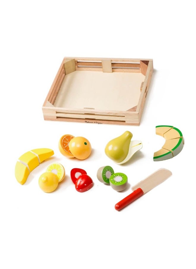Melissa & Doug Cutting Fruit Crate Playset