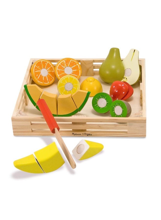 Melissa & Doug Cutting Fruit Crate Playset