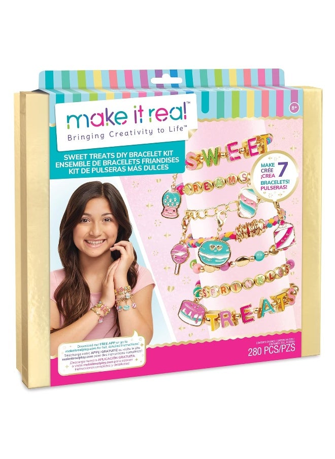 Make it Real Sweet Treats Bracelet DIY Kit (280 Pieces)