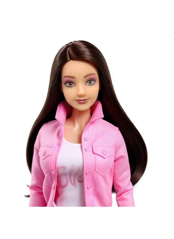 Fulla Doll with Purple Motorbike Playset (30 cm)