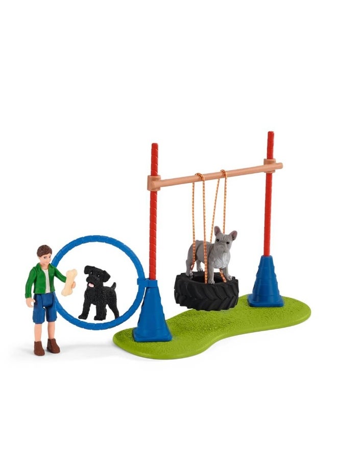 Schleich Puppy Agility Training Playset