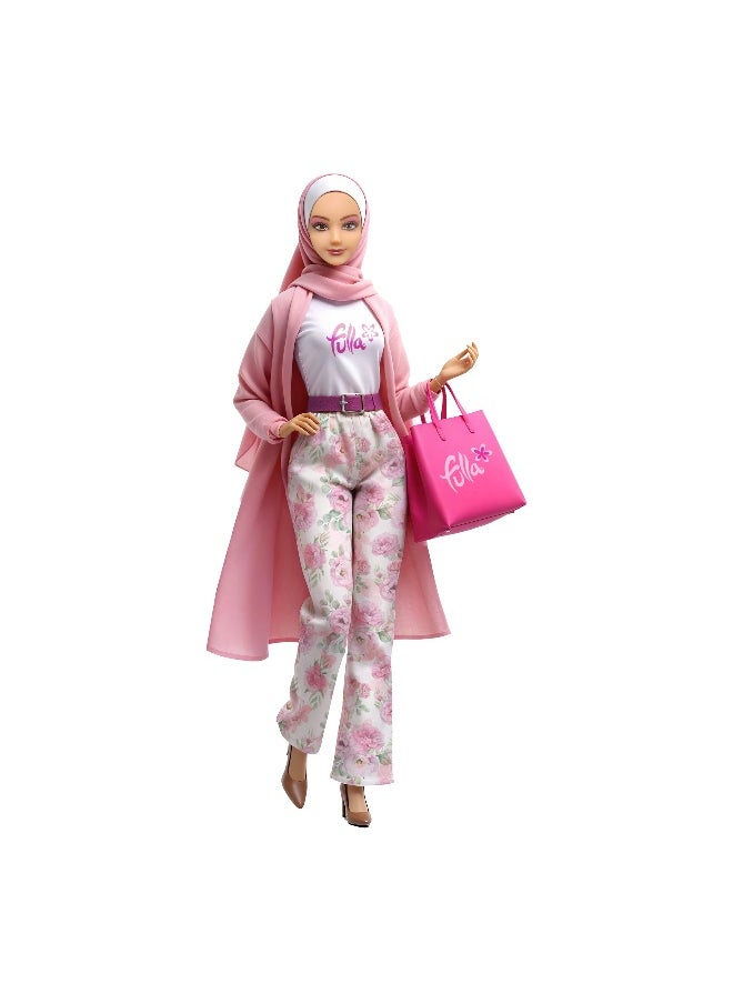 Fulla Doll with Pink Motorbike Playset (30 cm)
